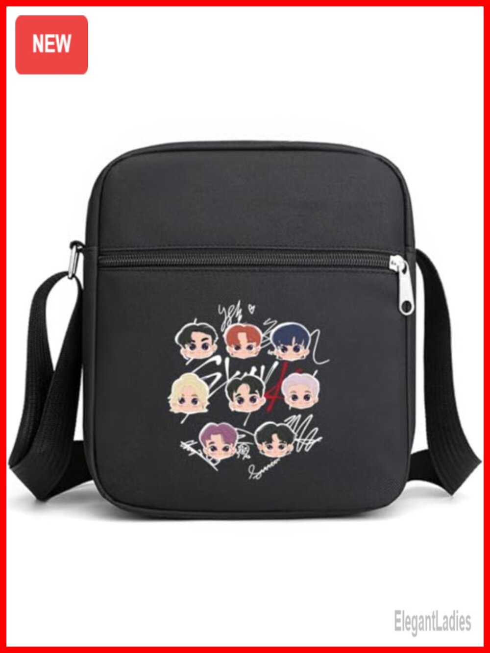 Stray Kids K-pop Crossbody Bag Nylon Hobo Shoulder Purse